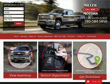 Tablet Screenshot of millermotors.biz